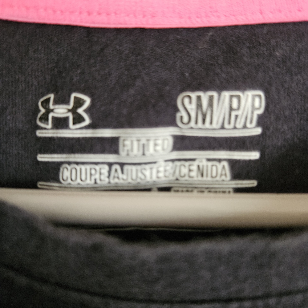 Under Armour Black and Pink Fitted Top **5/30**